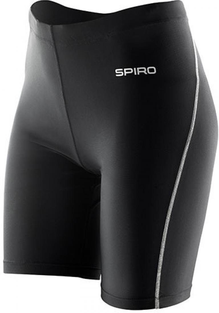 SPIRO Trainingshose Damen Bodyfit Sport Shorts + Atmungsaktiv