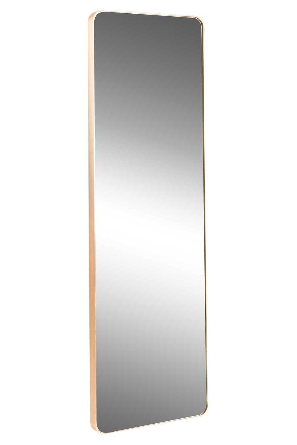 Home4You Spiegel TAINA, B 30 x H 100 cm, Rahmen in Goldfarben, Metall, lackierte Rahmenoberfläche