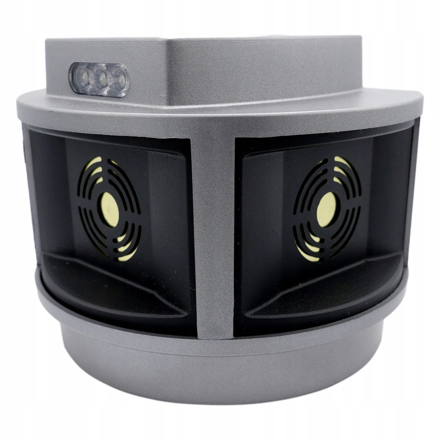 Viano Ultraschall-Tierabwehr OD17 Trio-Strob Mäusemarder Nagetierabwehr, Ultraschallgenerator, Stroboskopplatte, drei Lautsprecher