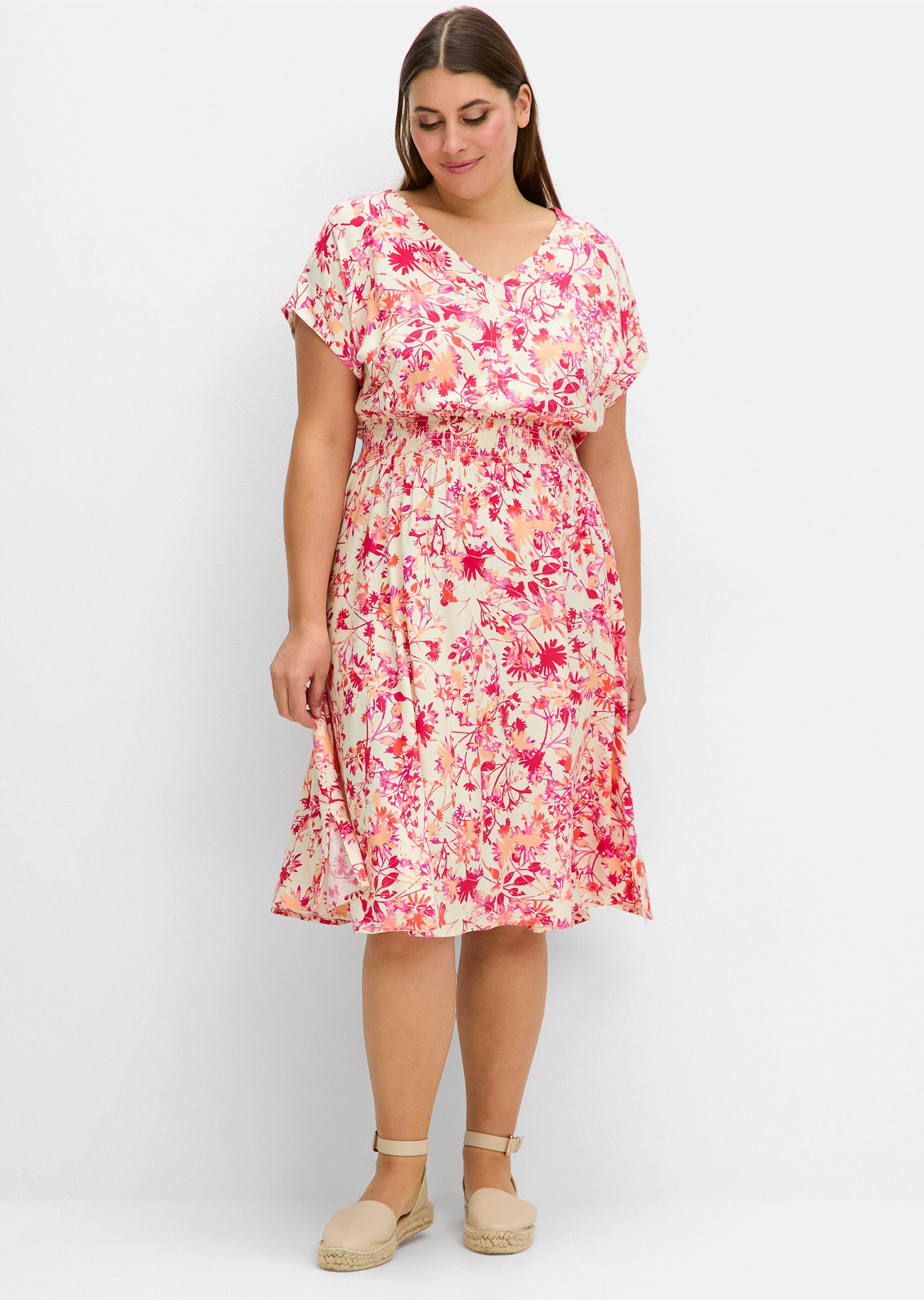 Sheego Etuikleid Sommerkleid . günstig online kaufen