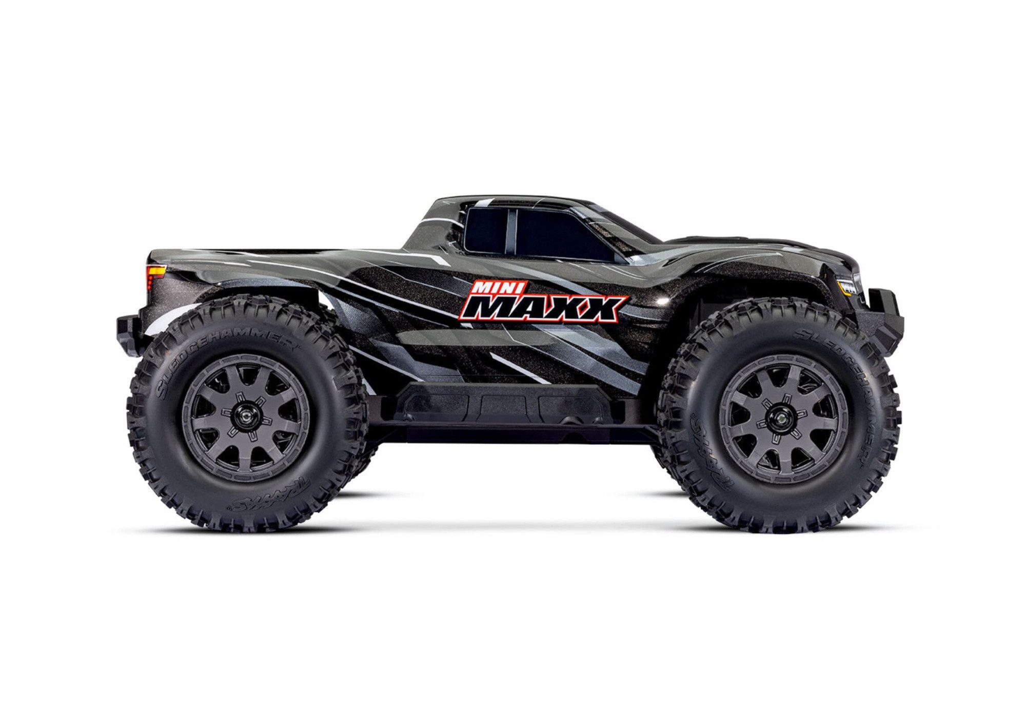 Traxxas RC-Buggy Traxxas Mini Maxx BL 2S HD 4WD Monstertruck RTR, Akku, Lader Schwarz