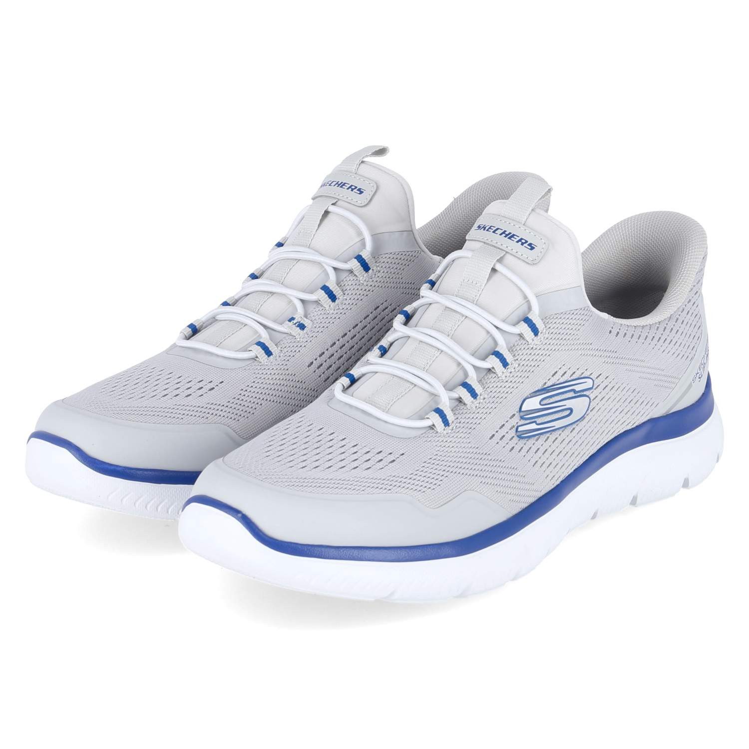 Skechers Skechers 233045 GYBL Herren Textil & Synthetik grey Schnürschuh