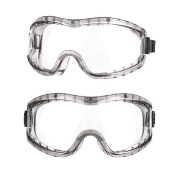 Viwanda Arbeitsschutzbrille Viwanda Vollsicht Schutzbrille - Kratzfest, Belüftung, Überbrille, (1St)