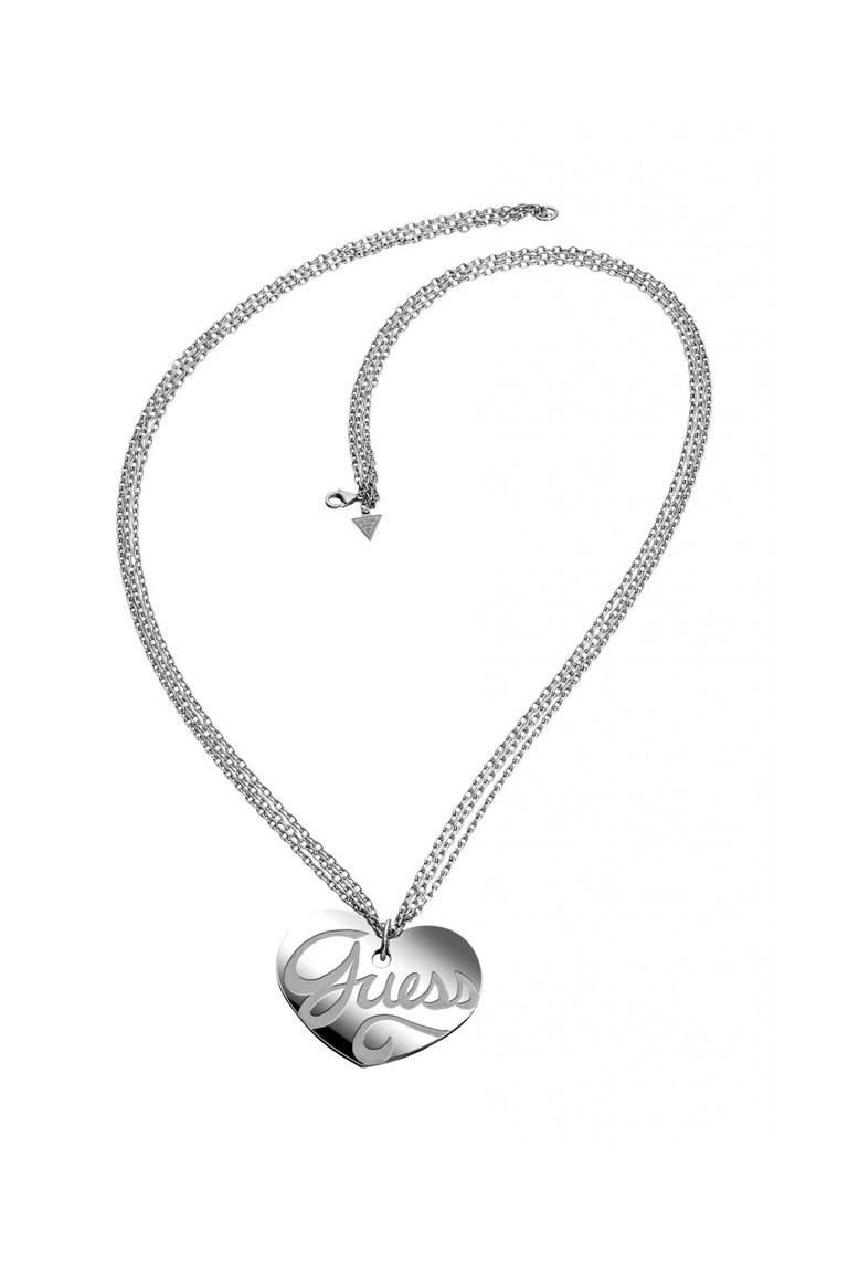 Guess Collier Damencollier Damenhalskette Halskette Metall 60cm Silber USN8 günstig online kaufen