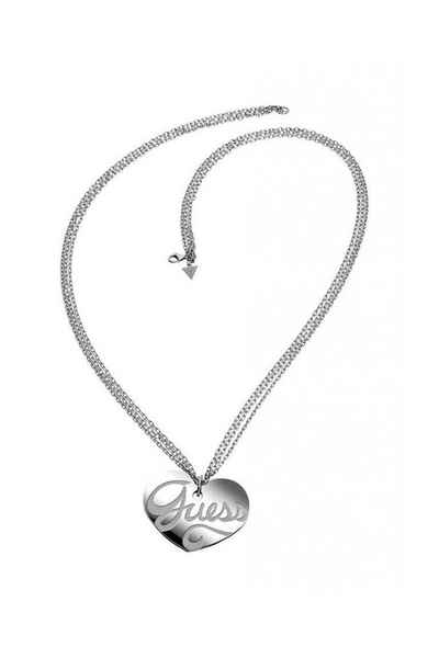 Guess Collier USN80901, Metall, Herzanhänger, Zirkonia