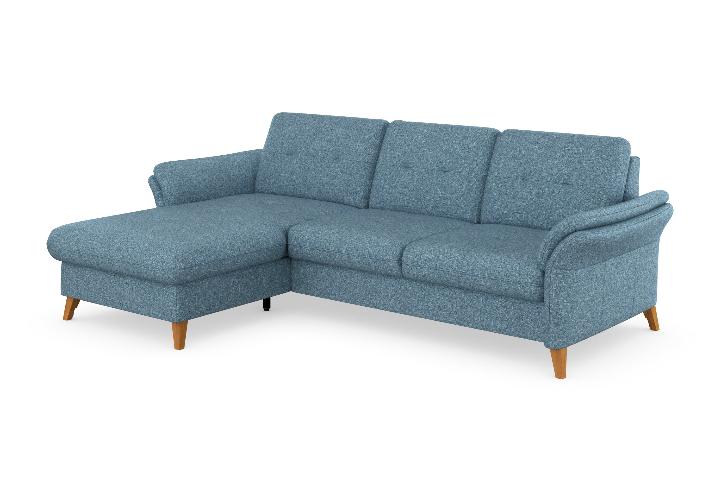 sit&more Ecksofa Göteborg, Sitztiefenverstellung Bettfunktion Federkern, wahlweise und mit