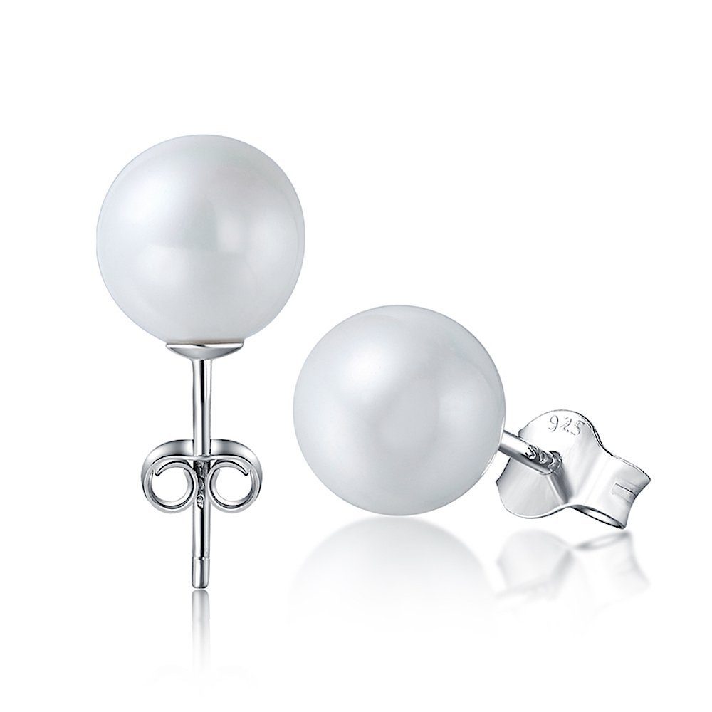 Kim Johanson Paar Ohrstecker Perle 10mm (2-tlg), 925 Silber günstig online kaufen