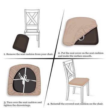 Stuhlhusse Stretch für Esszimmerstühle, Gontence