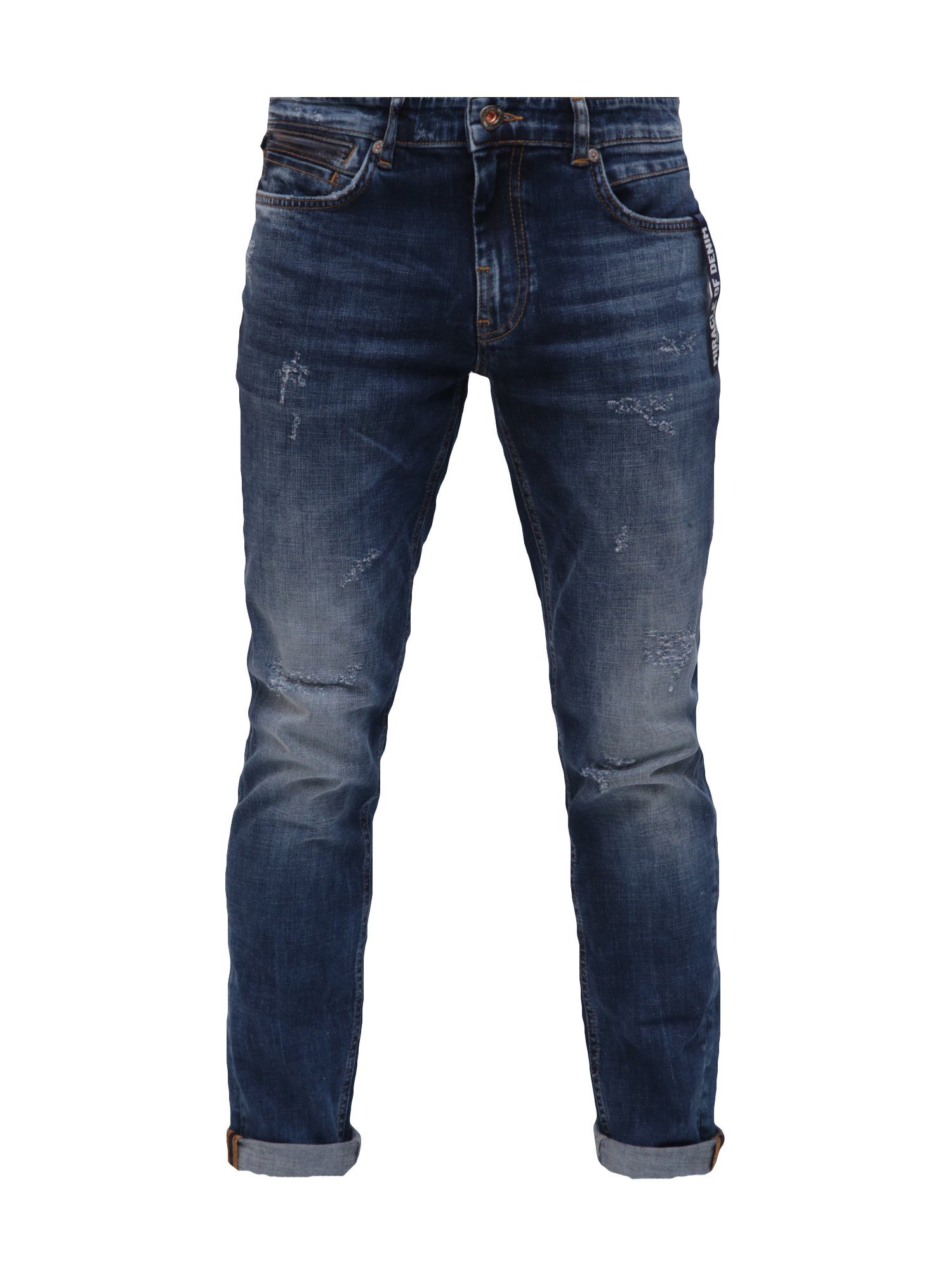 Miracle of Denim 5-Pocket-Jeans Morris leicht elastische Denimqualität Raffi Blue