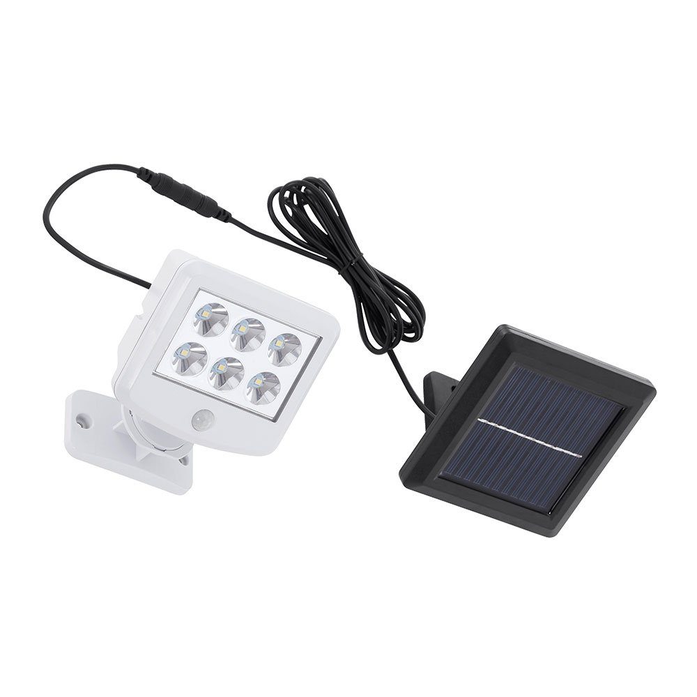 Briloner Leuchten LED Solarleuchte, LED-Leuchtmittel fest verbaut, Kaltweiß, Tageslichtweiß, Solarlampen für Außen mit Bewegungsmelder Solar Лампы