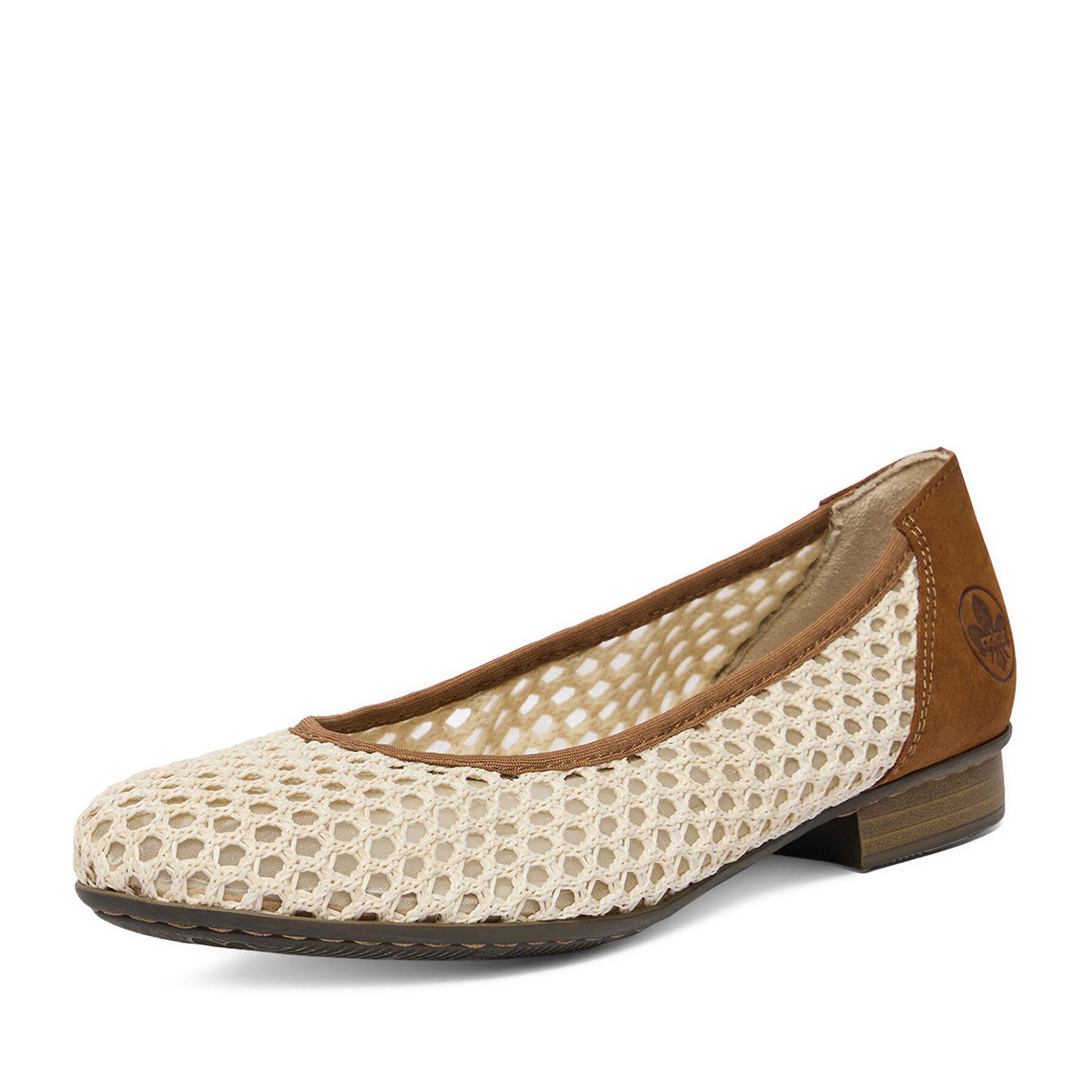 Rieker Rieker Damen-Ballerinas Beige 51960-60 Ballerina