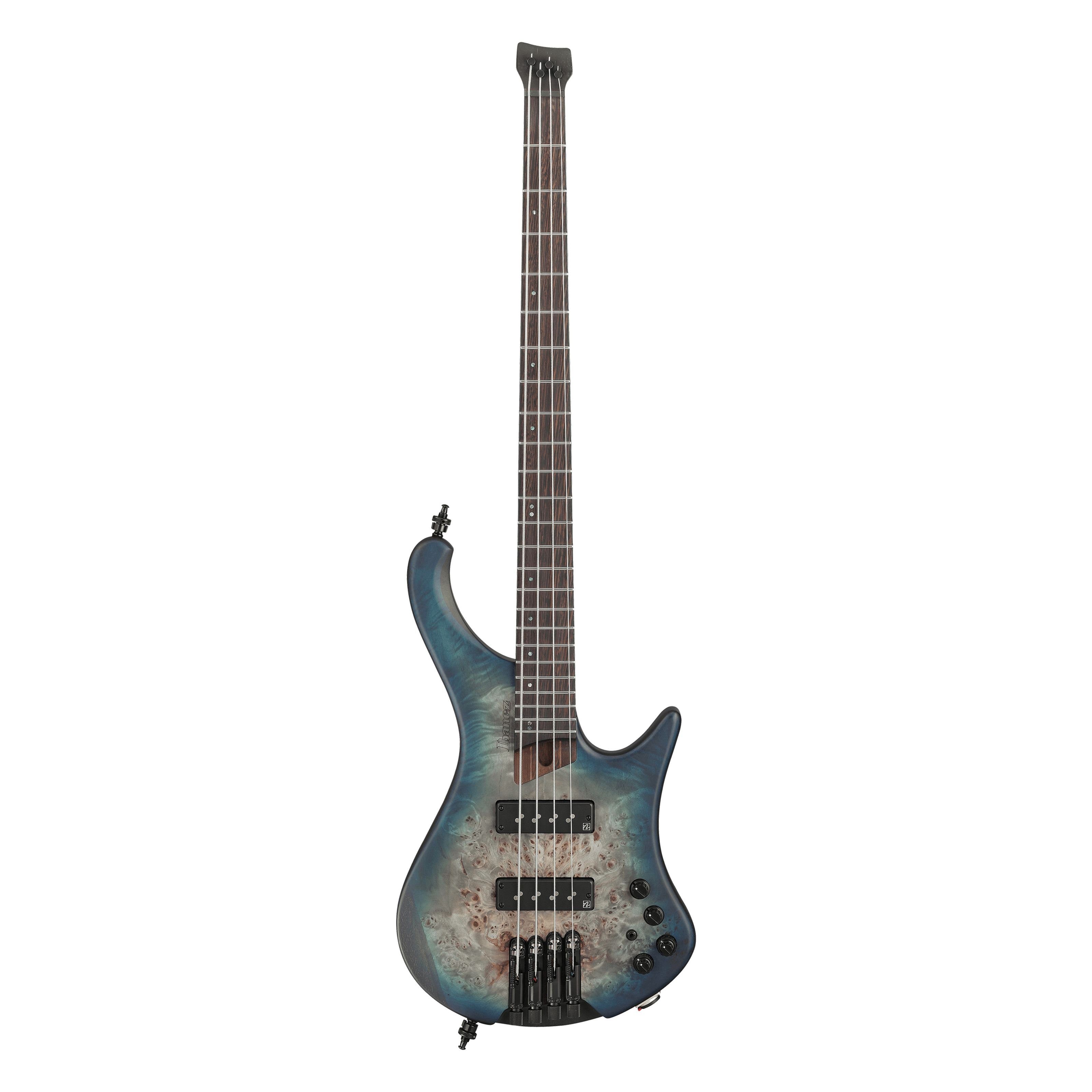 Ibanez E-Bass, Электрические басы, 4-Saiter Электрические басы, Bass Workshop EHB1500-CTF Cosmic Blue Starburst Flat - E-Bass