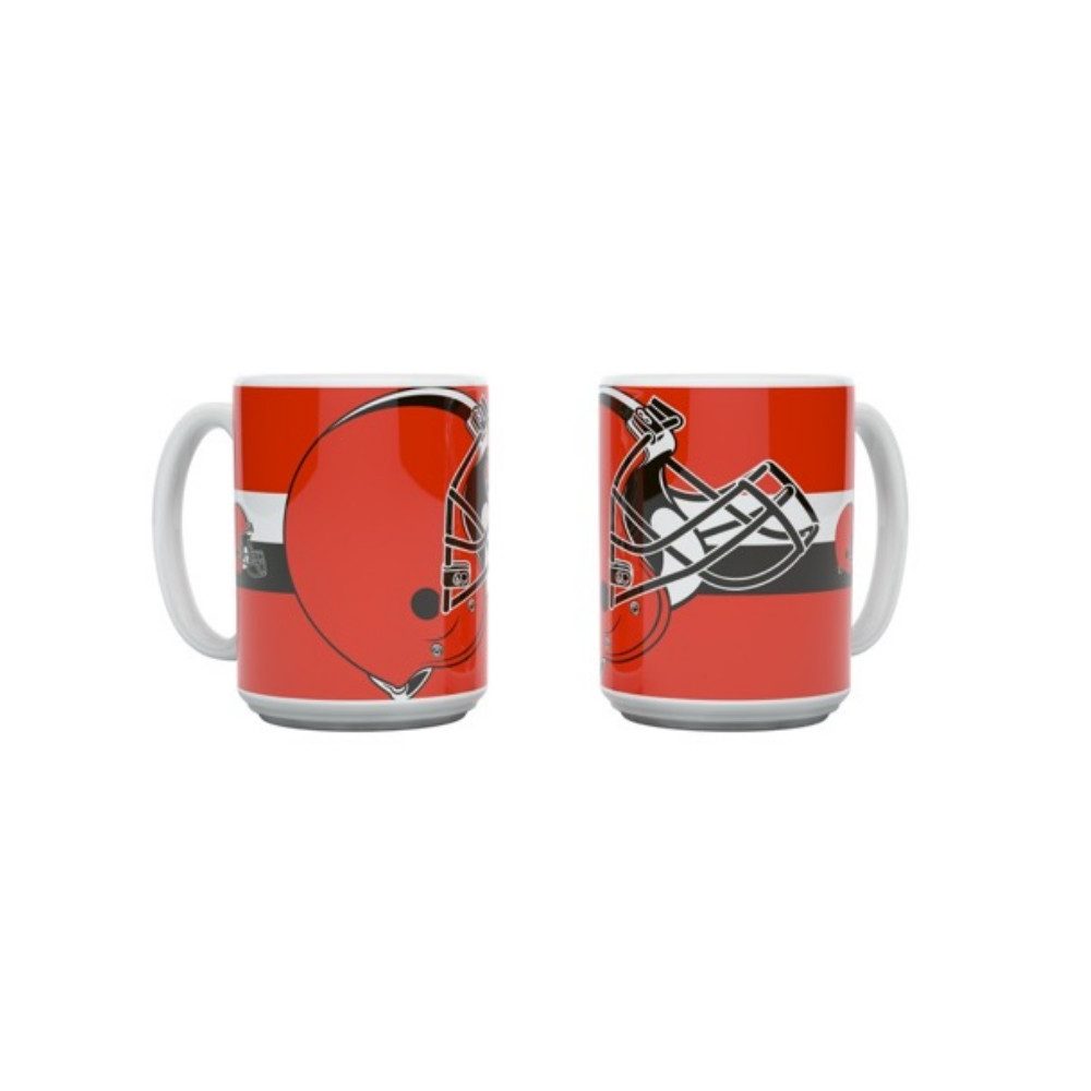 Cleveland Browns Becher NFL Cleveland Browns Tasse 'Triple Logo ', Keramik