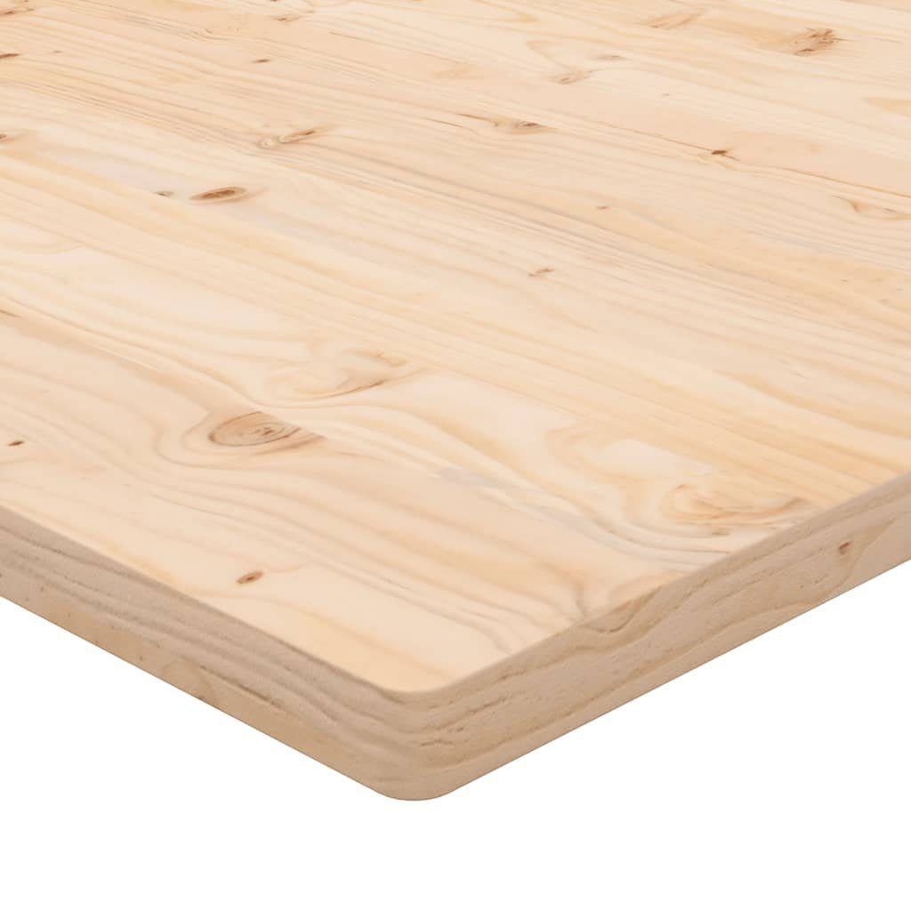 furnicato 70x70x2,5 Massivholz Tischplatte Quadratisch (1 cm Kiefer St)
