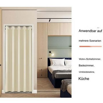 Türvorhang Haushalt Schlafzimmer Schattierung Tür Vorhang Stoff, FIDDY, (1 St), Küche Umkleidekabine Badezimmer Vorhang Trennvorhang