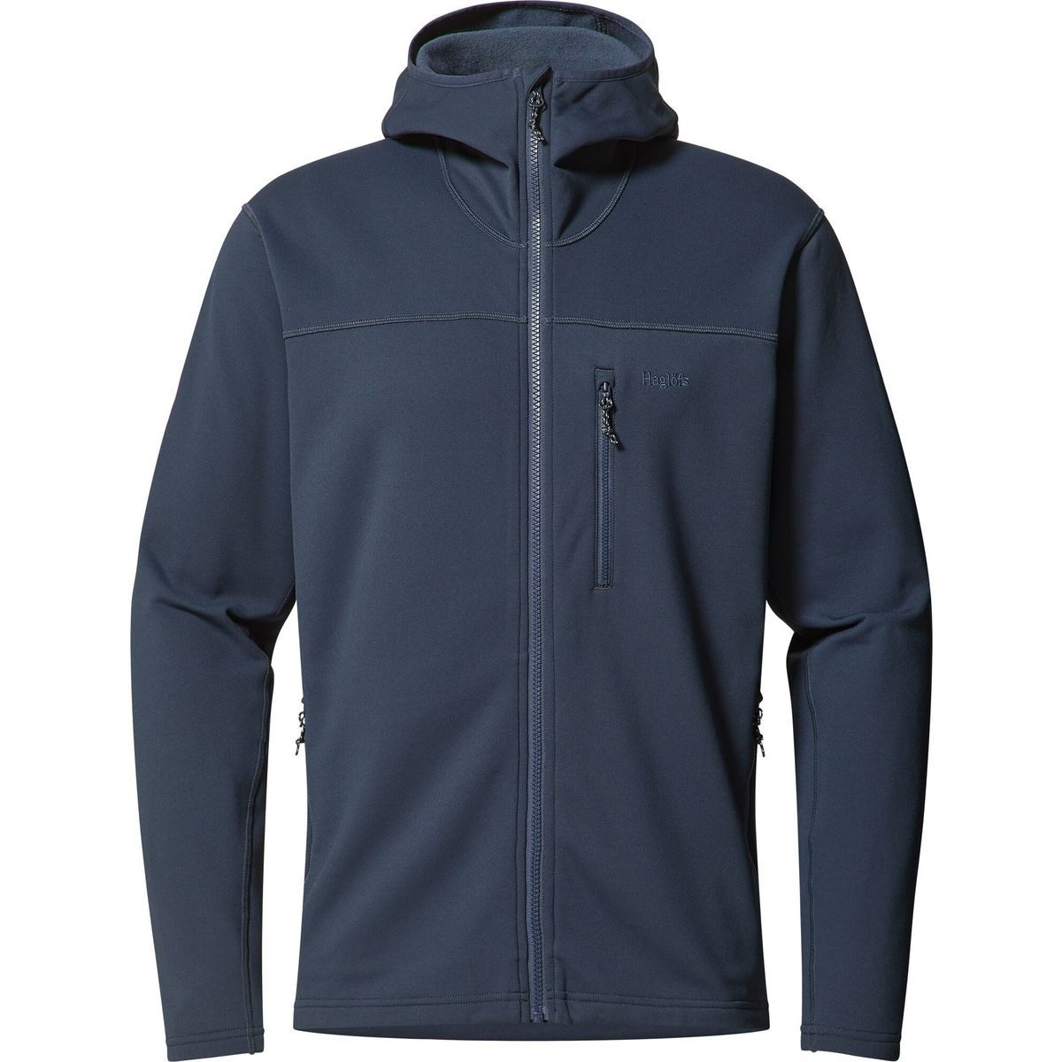 Haglöfs Fleecejacke Rosson Mid Hood Men Vielseitiger Fleece-Hoodie für Outdoor-Aktivitäten, der Wärme