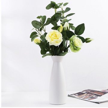 HAMÖWO Dekovase 2-teiliges Set Keramik Blumenvasen,dekorative Vase für Zuhause,Büro