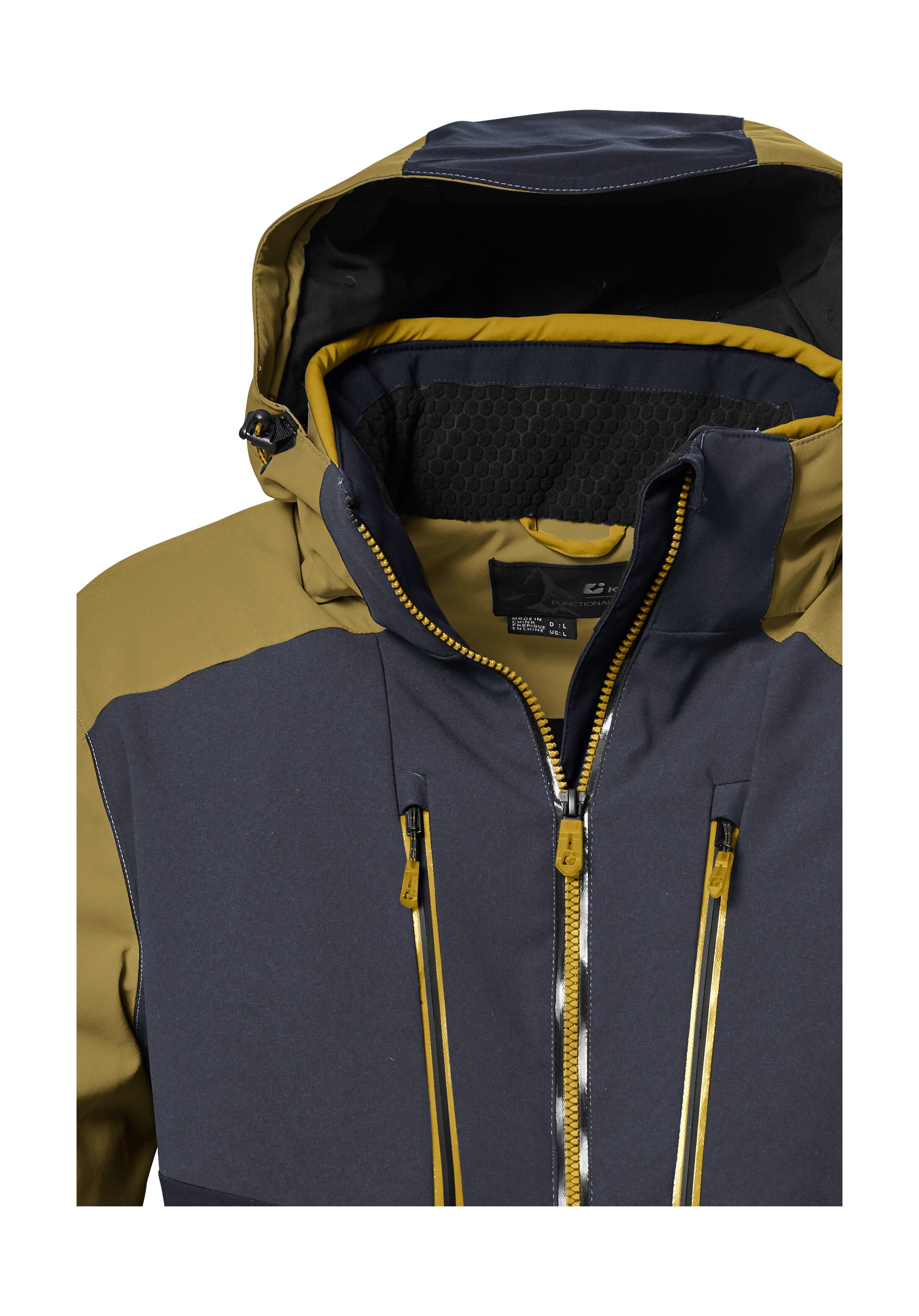 Killtec Skijacke KSW 70 MN SKI JCKT Wasserdichte, atmungsaktive Herrenjacke mit Schneefang und Taschen