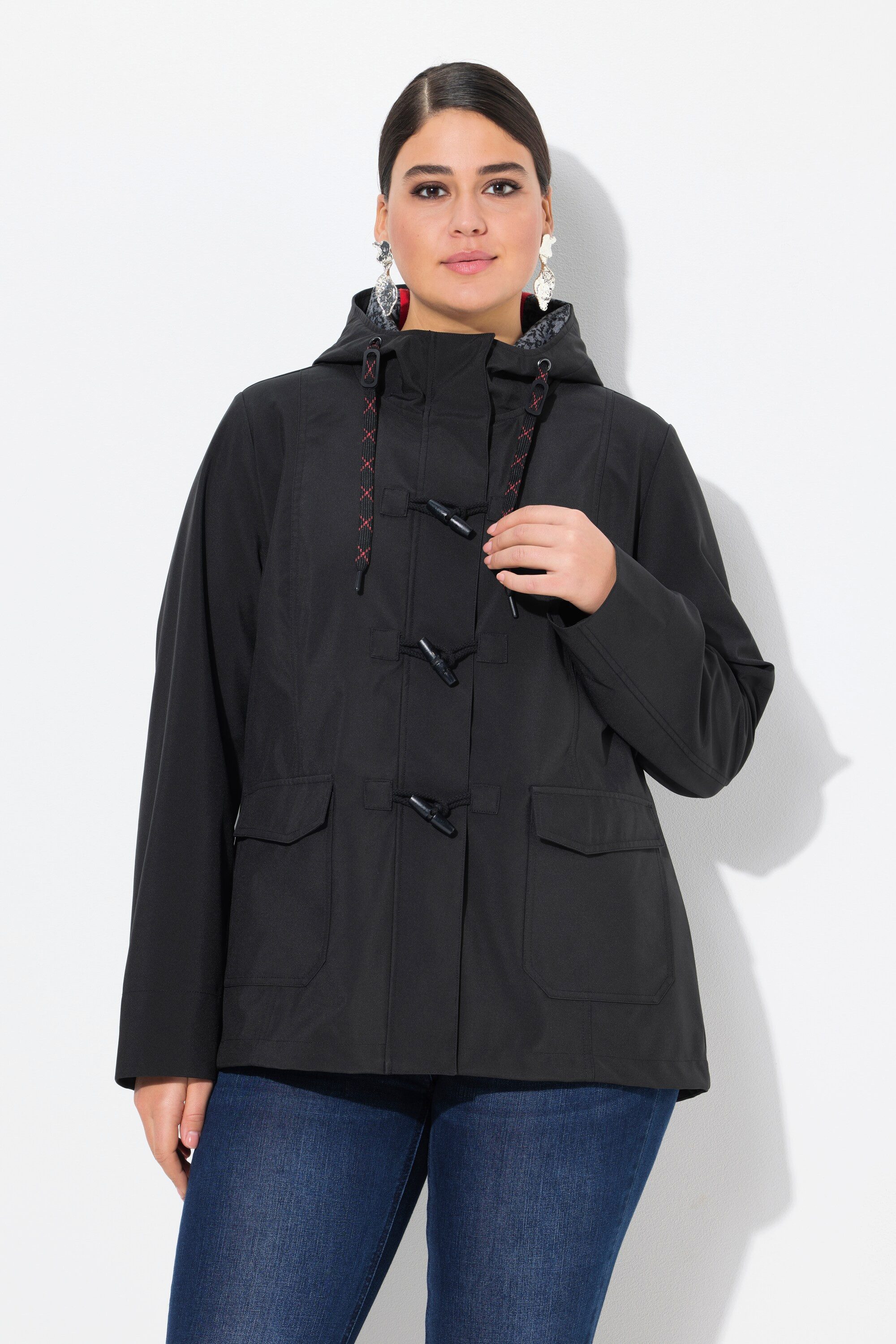 Ulla Popken Softshelljacke HYPRAR Softshell-Jacke wasserabweisend günstig online kaufen