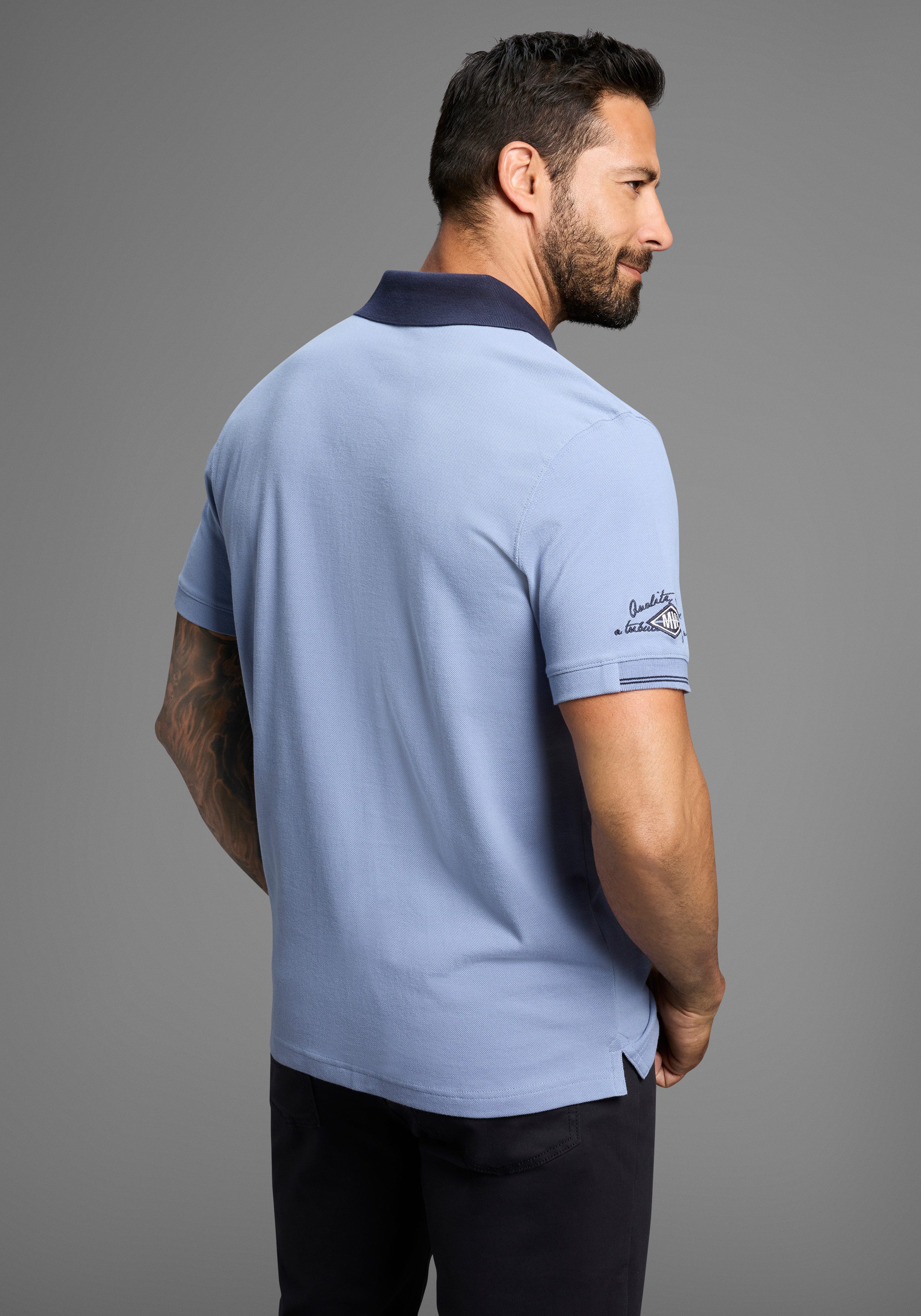 Man's World Poloshirt Kurzarm, mit Polokragen, günstig online kaufen