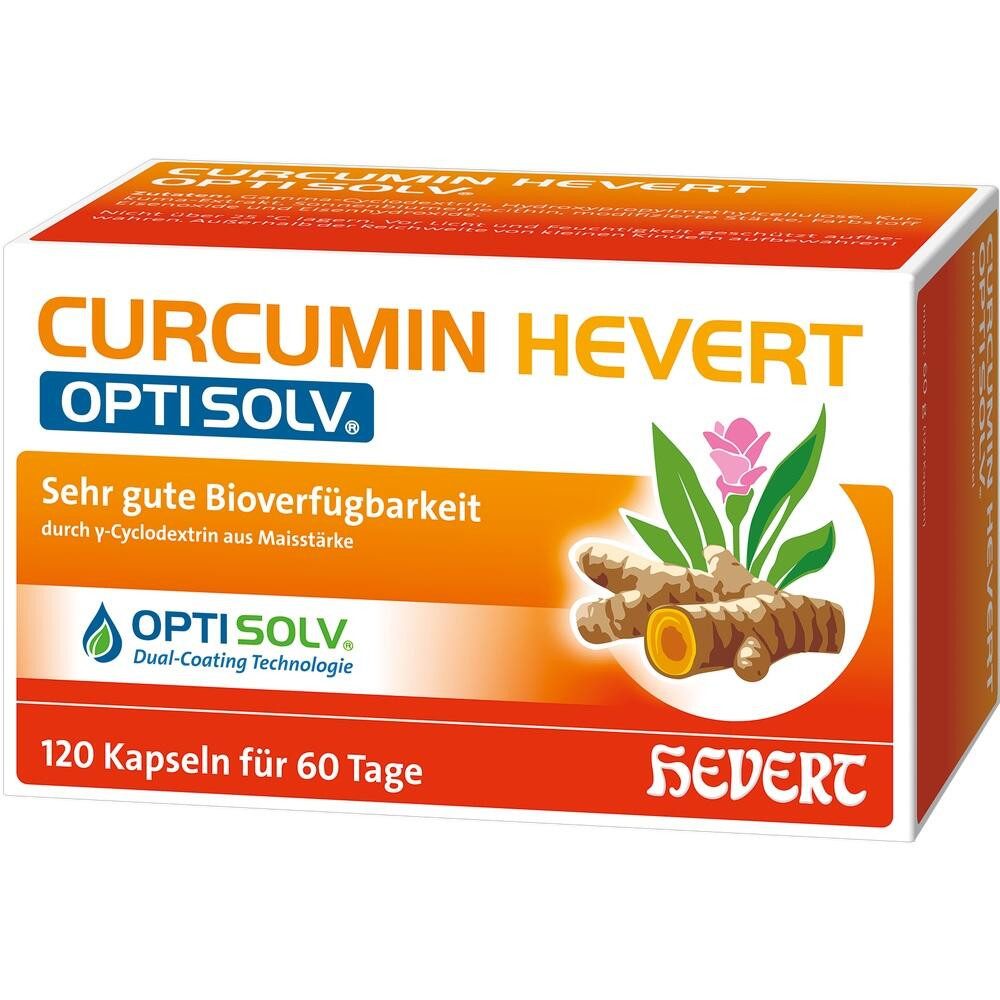 Hevert Arzneimittel CURCUMIN HEVERT OptiSolv Kapseln Kapseln, 120 St.