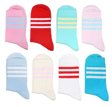 WERI SPEZIALS Strumpfhersteller GmbH Basicsocken Damen Socken >>Drei Ringel<< aus Baumwolle