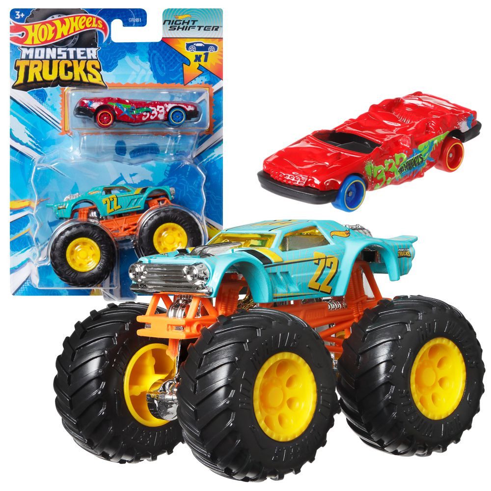Hot Wheels Spielzeug-Monstertruck Night Shifter HWN36 Hot Wheels Monster Trucks & Fahrzeug Die-Cast