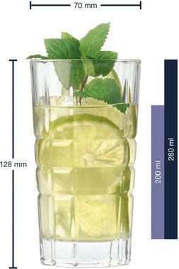 LEONARDO Longdrinkglas SPIRITII, Glas, 260 ml