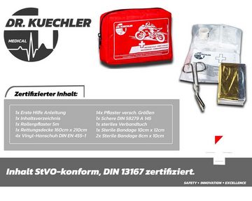 DR.KUECHLER MEDICAL KFZ-Verbandtasche Motorrad, Quad, Vespa, Fahrrad Verbandstasche, Verbandskasten