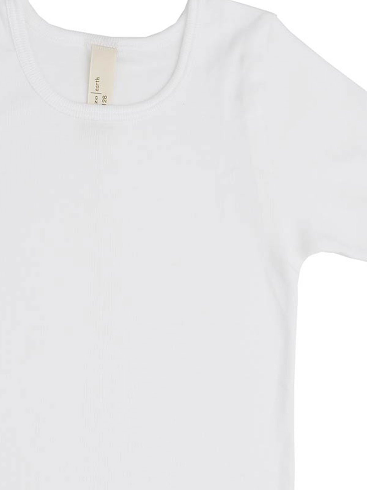 Vegan (Stück, COMAZO 1-St) Shirt Kinder Unterhemd Kurzarm weiss