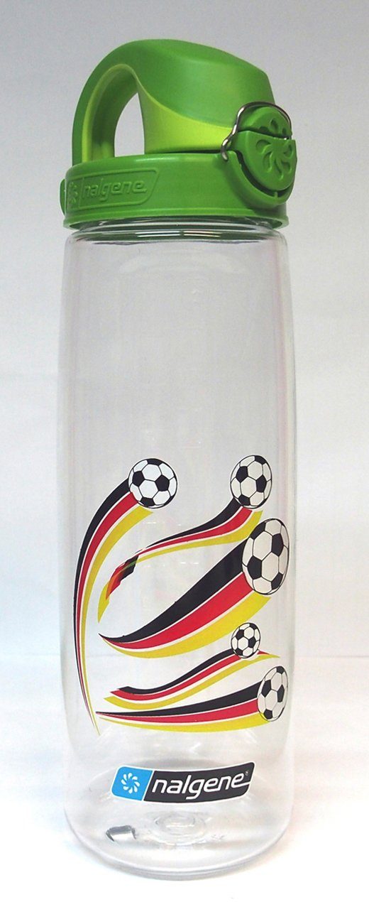 Nalgene Trinkflasche Nalgene Trinkflasche 'OTF' - 0,65 L, Football transparent-grün