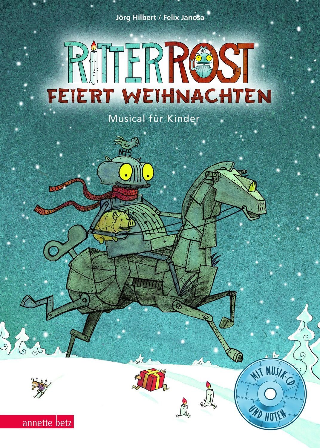 Kinderbuch Ritter Rost 7: Ritter Rost feiert Weihnachten (Ritter Rost mit CD und Jörg Hilbert, Felix Janosa