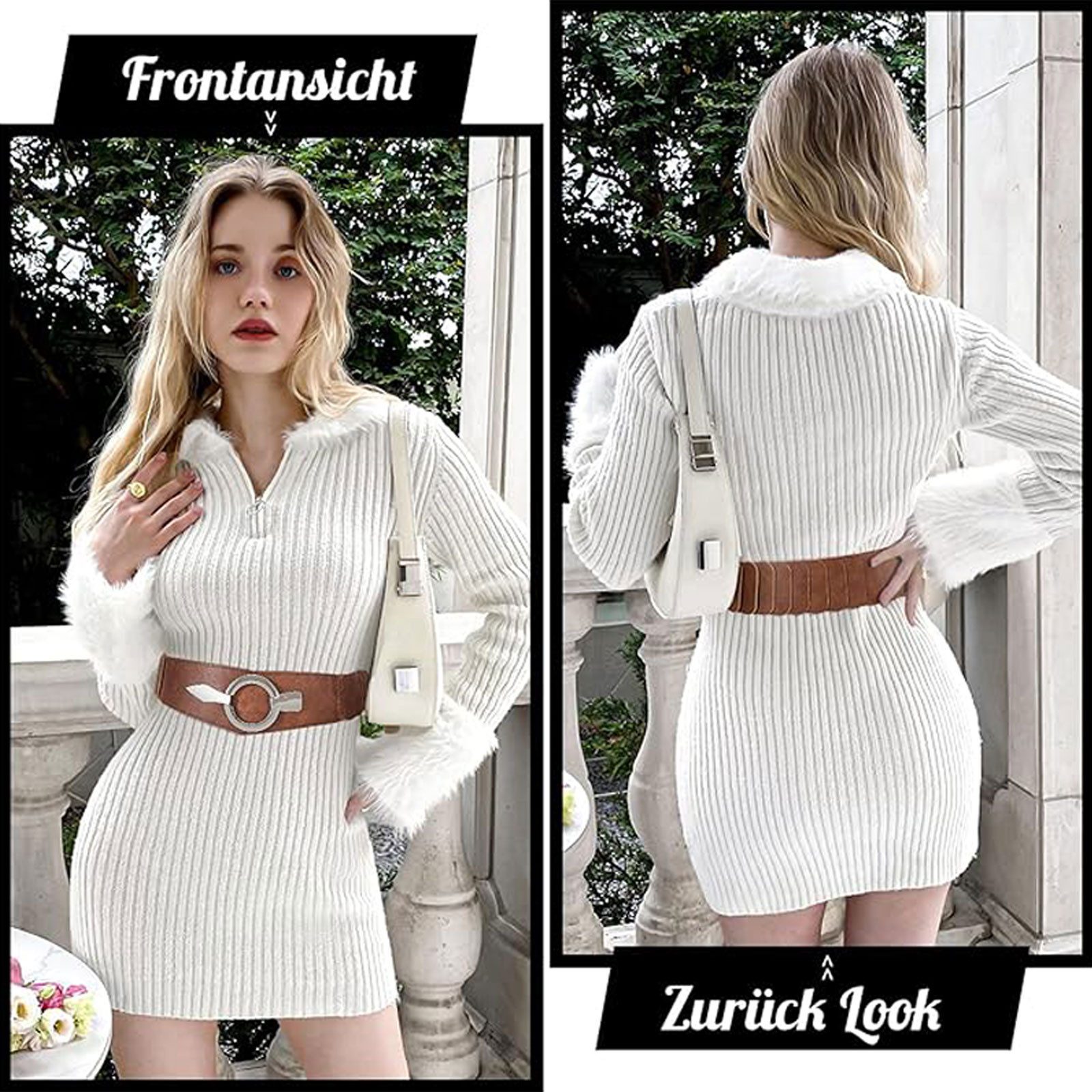 MODFU Taillengürtel Damen Obi Gürtel elastisch günstig online kaufen