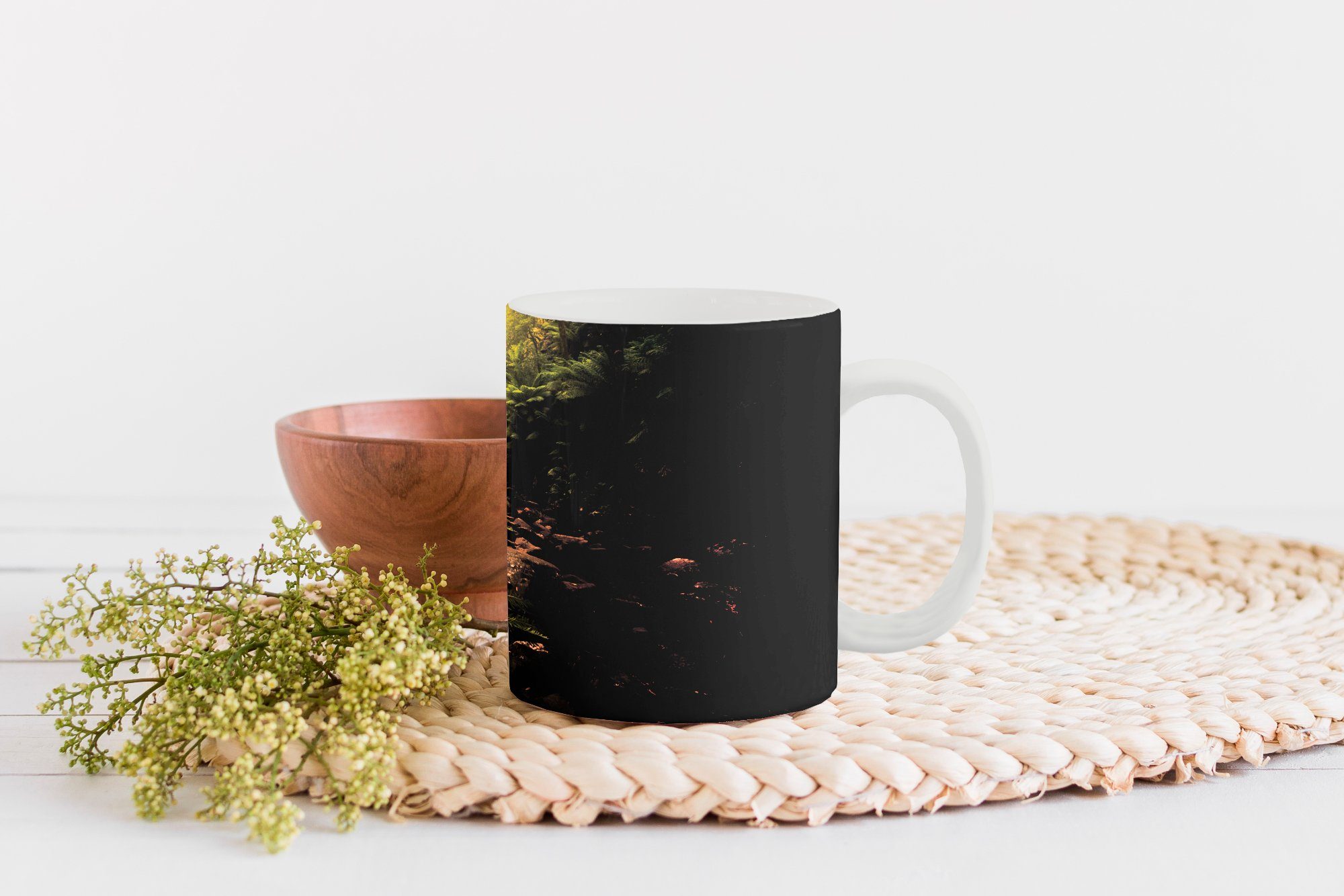 MuchoWow Teetasse, Natur, Geschenk Keramik, Tasse Becher, Teetasse, Trockene Kaffeetassen,