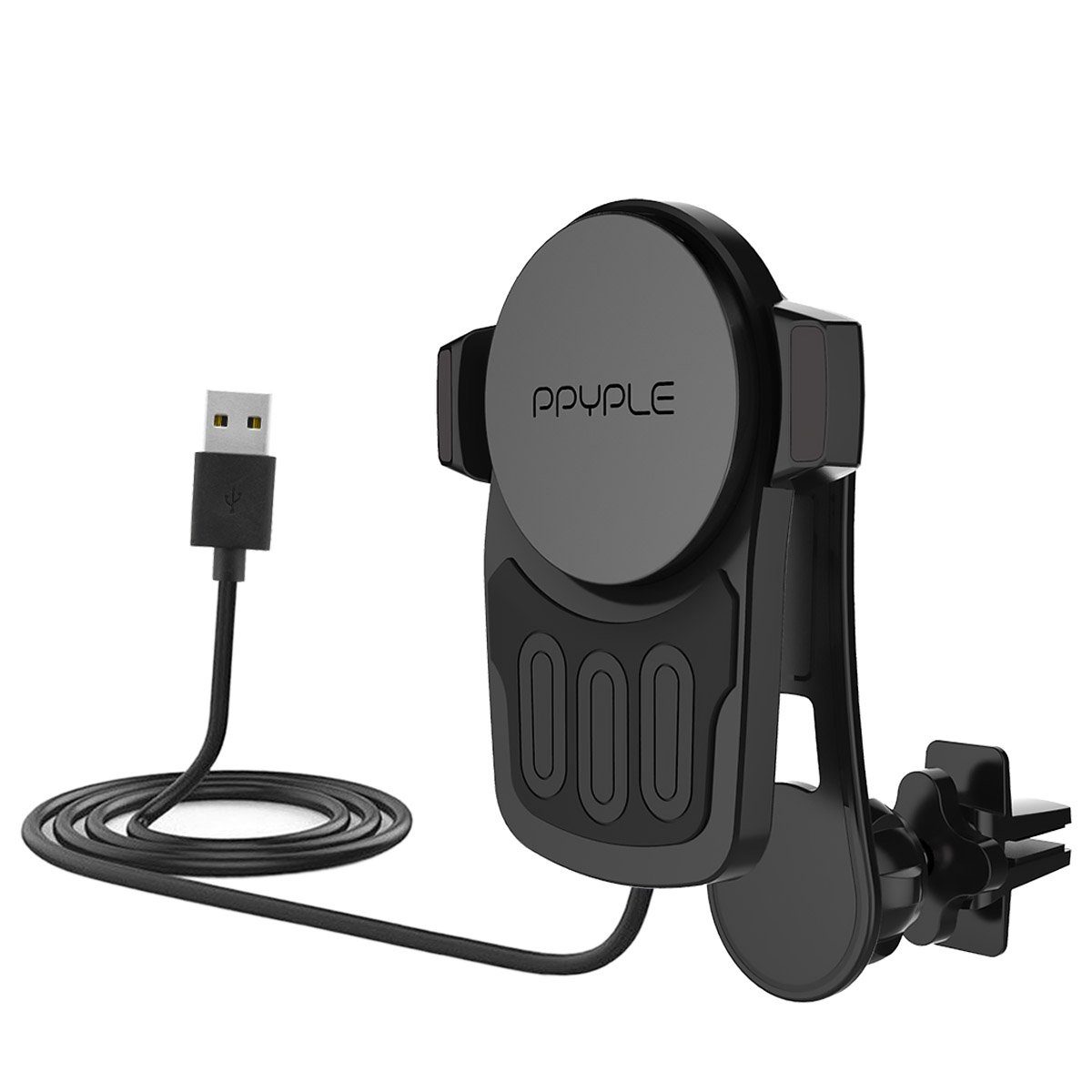 MidGard Ppyple 10W Wireless Lüftung Magnet Auto Halterung für Qi fähigen  Handy Smartphone-Halterung, (1-tlg)