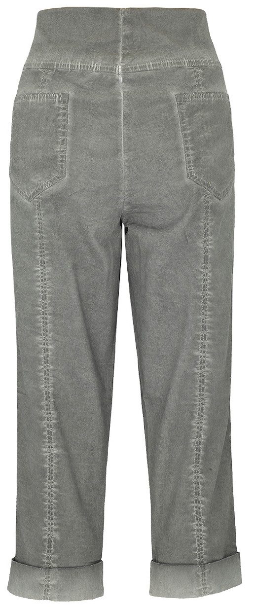 Stehmann Caprihose Igor-532W, mit hohem elastischem Bund mit umgeschlagenen Saum