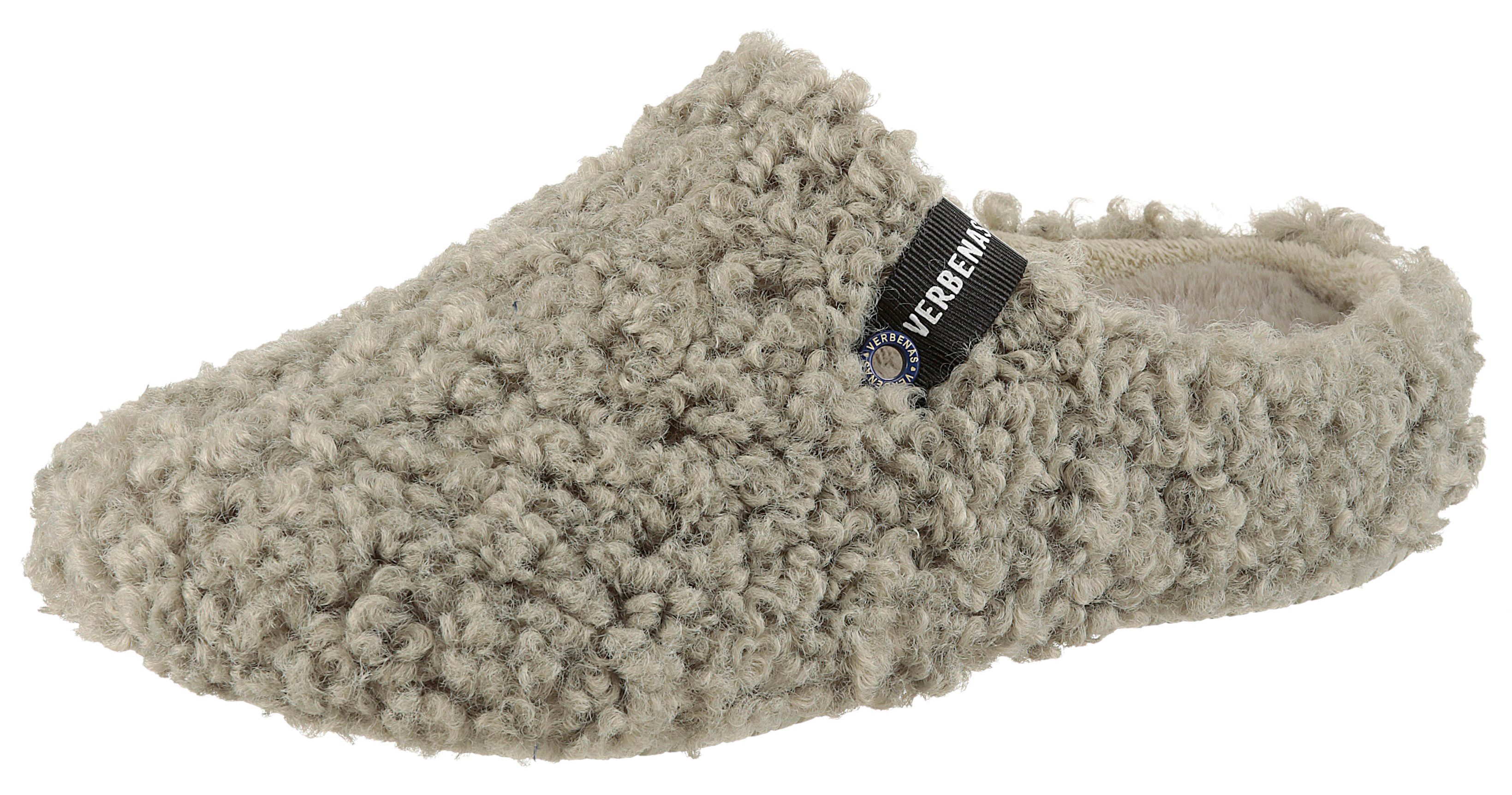 VERBENAS Pantoffel, Hausschuh, Homeslipper, Clog in kuscheliger Optik