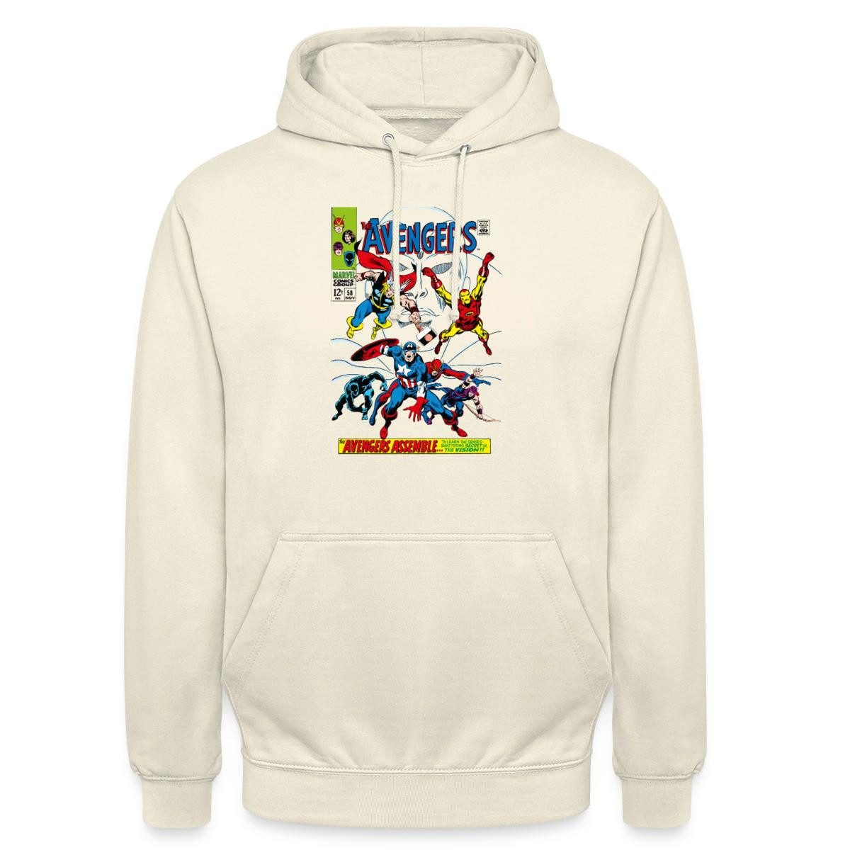 Spreadshirt Hoodie Avengers Comic Superhelden Assemble Unisex Hoodie (1-tlg)