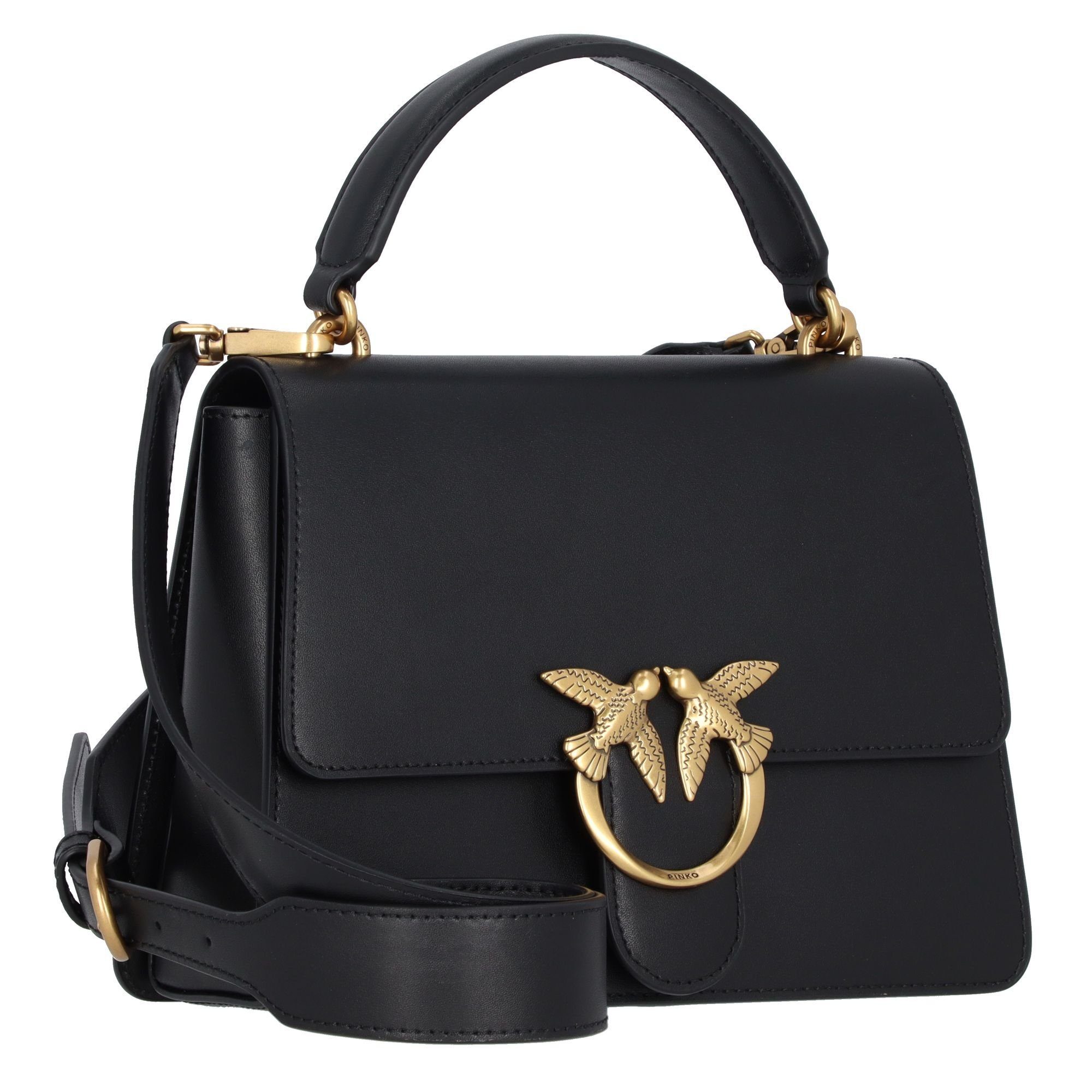 PINKO Henkeltasche Love One, Leder