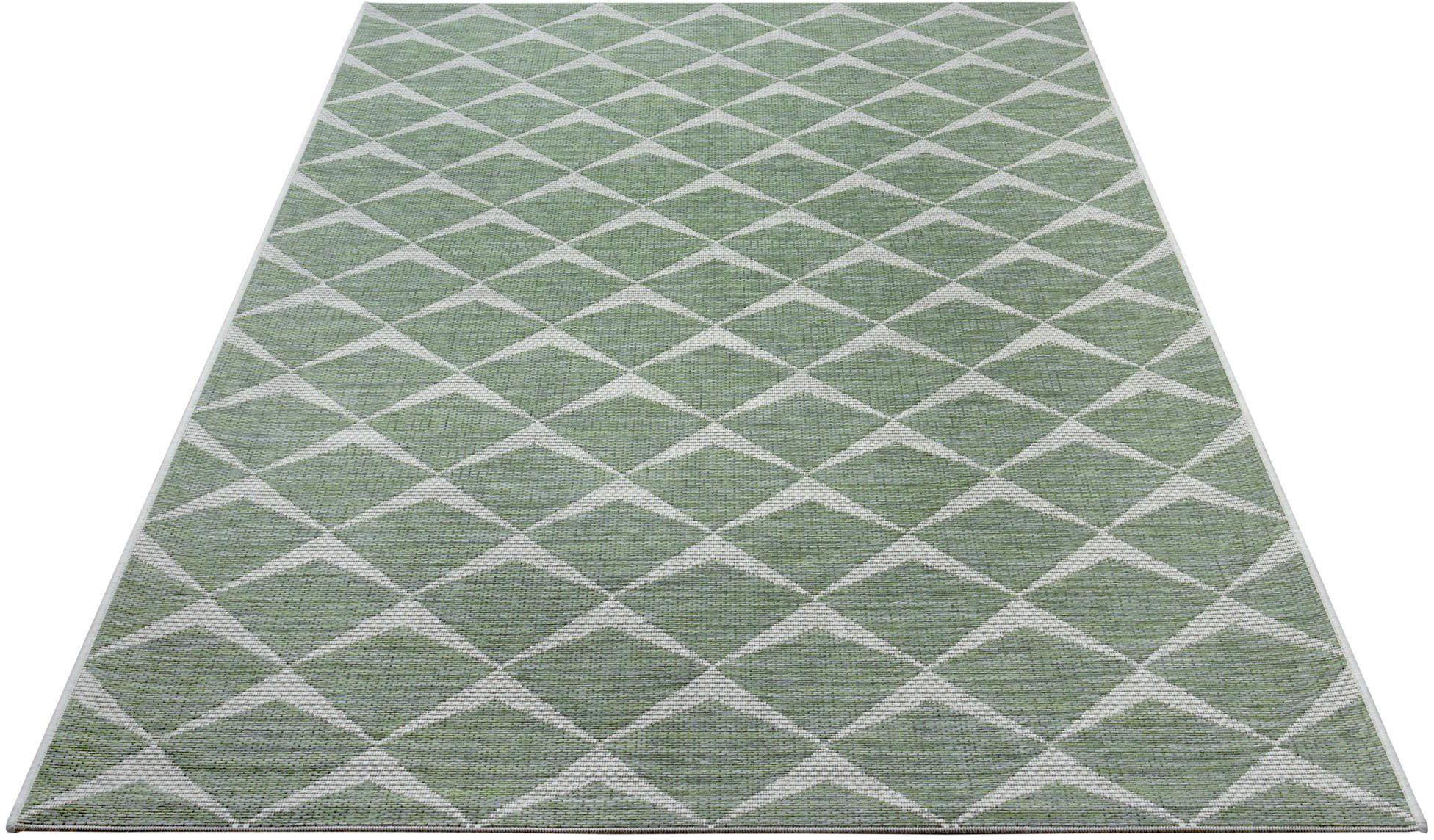 Teppich Escala, NORTHRUGS, rechteckig, Höhe: 4 mm, Flachgewebe Fischgrät  Design, gekettelt, Robust, Pflegeleicht | Kurzflor-Teppiche