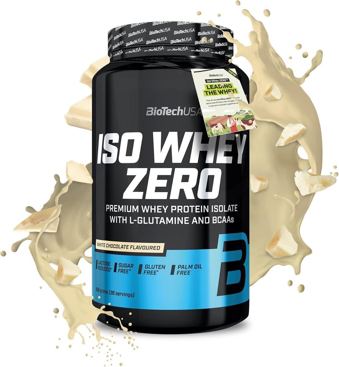 Biotech USA BioTech Iso Whey Zero 908g - White Chocolate Pulver