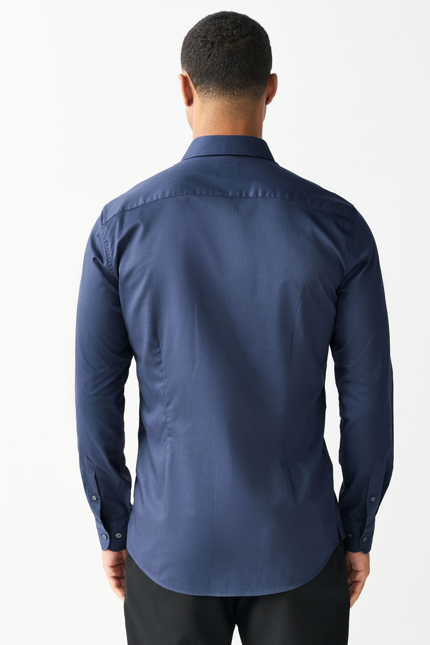 Next Langarmhemd Slim Fit Hemd (1-tlg) günstig online kaufen