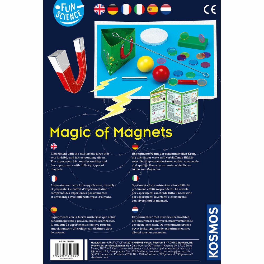 Magnete of Magnets Kreativset Fun Magie der Magic Science Kosmos