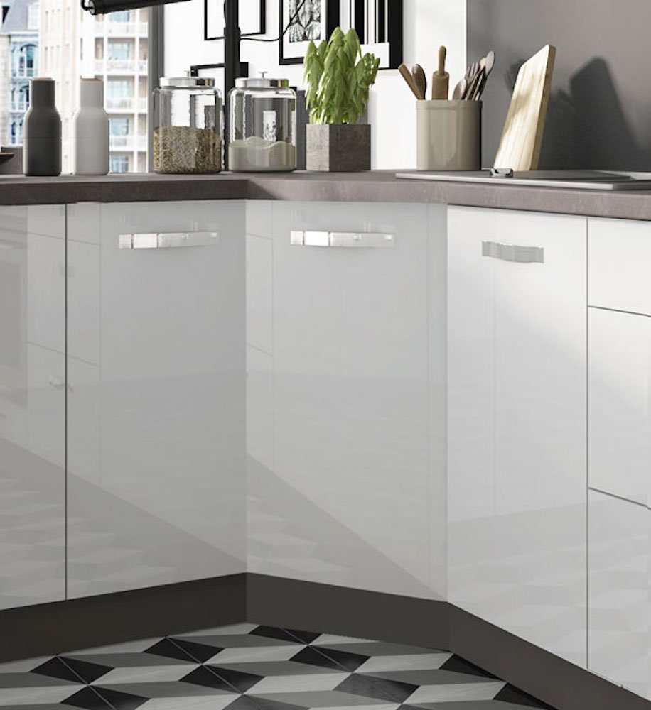 Feldmann-Wohnen Klapphängeschrank Pescara (Pescara, 1-St) 84cm Front- und Korpusfarbe wählbar 1-türig