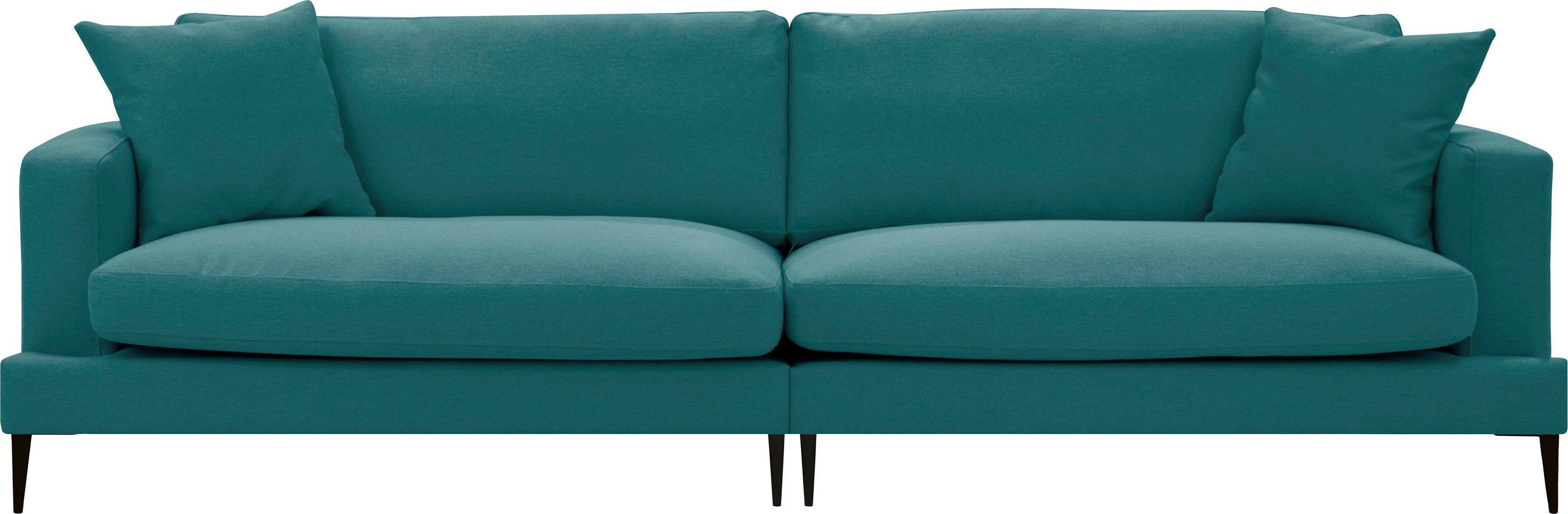 Leonique Big-Sofa "Cozy elegantes Designsofa, Maße B/T/H: 252/97/80 cm", mi günstig online kaufen