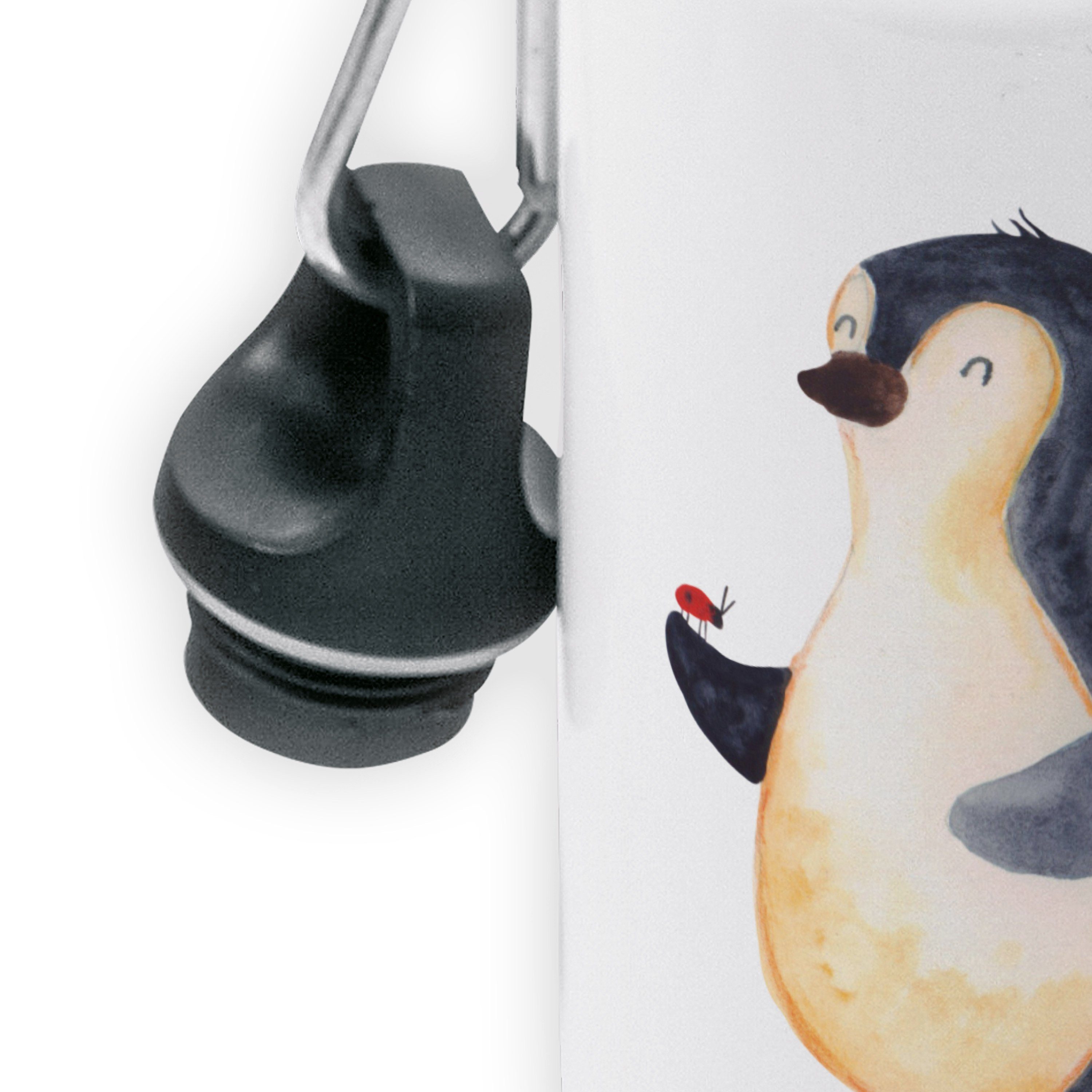 Kindertrinkflasch Mr. Pinguin Liebe, Trinkflasche Mrs. - Geschenk, & Weiß Kids, Marienkäfer Panda -