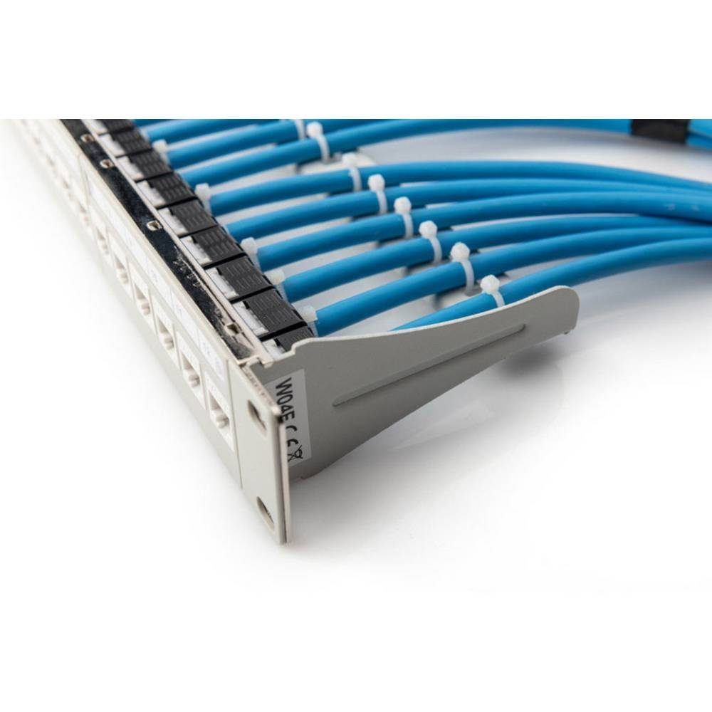 Digitus Netzwerkschrank Modular Patch Panel, 10″, 12-Port, geschirmt, 1HE, Rack DN-91419