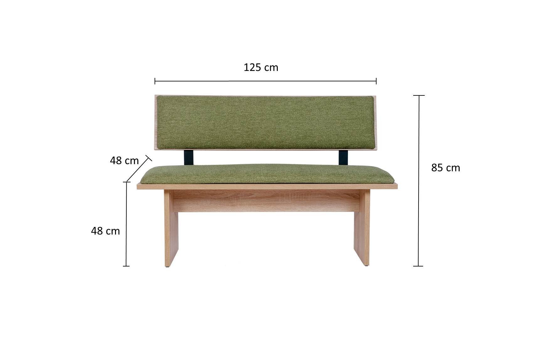 kundler home Essgruppe Sitzbank mit Lehne, günstig online kaufen