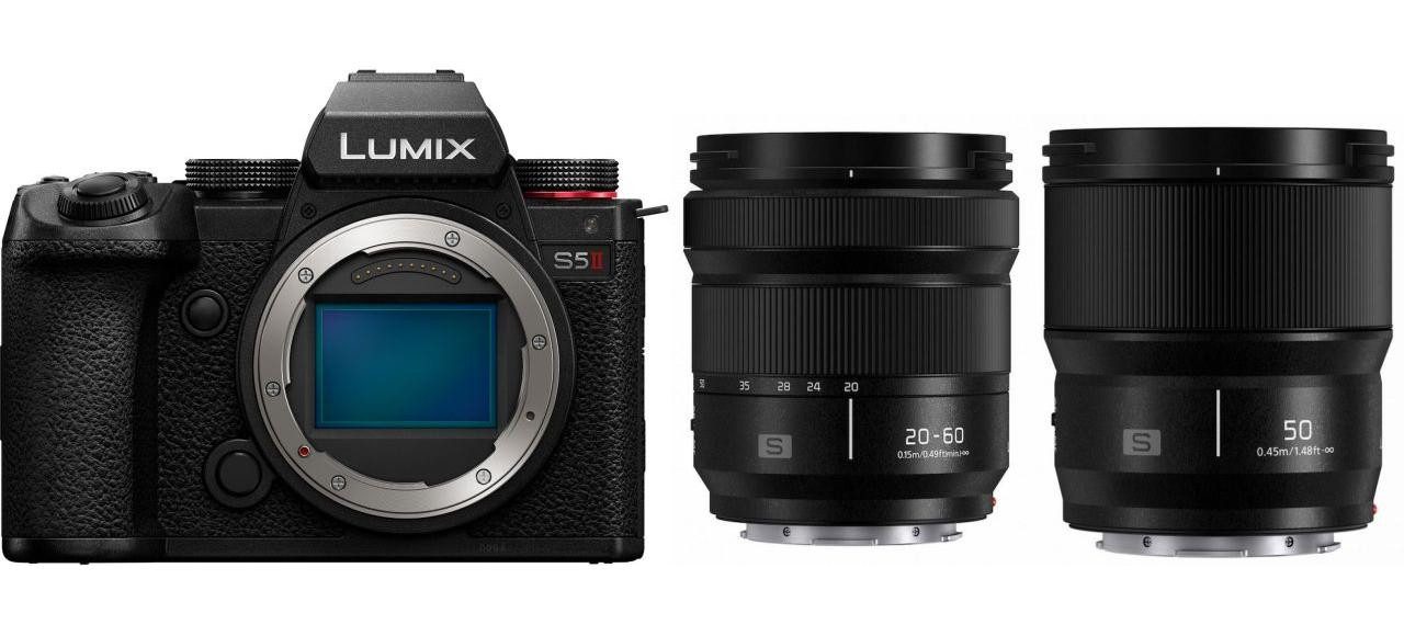 Panasonic DC-S5 II + S 20-60mm f3,5-5,6 + S 50mm f1,8 Systemkamera
