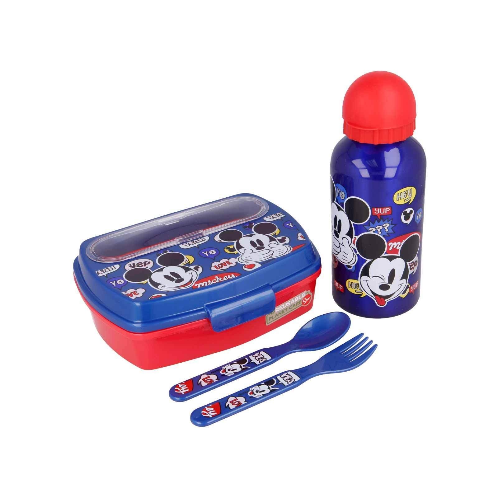 Stor Lunchbox It's a Mickey Thing Lunchset 4er Set, Material-Mix, (4-tlg)